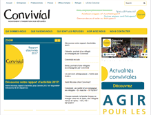 Tablet Screenshot of convivial.be